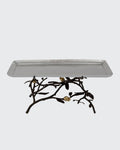 Pomegranate Large Footed Centerpiece Tray P99666