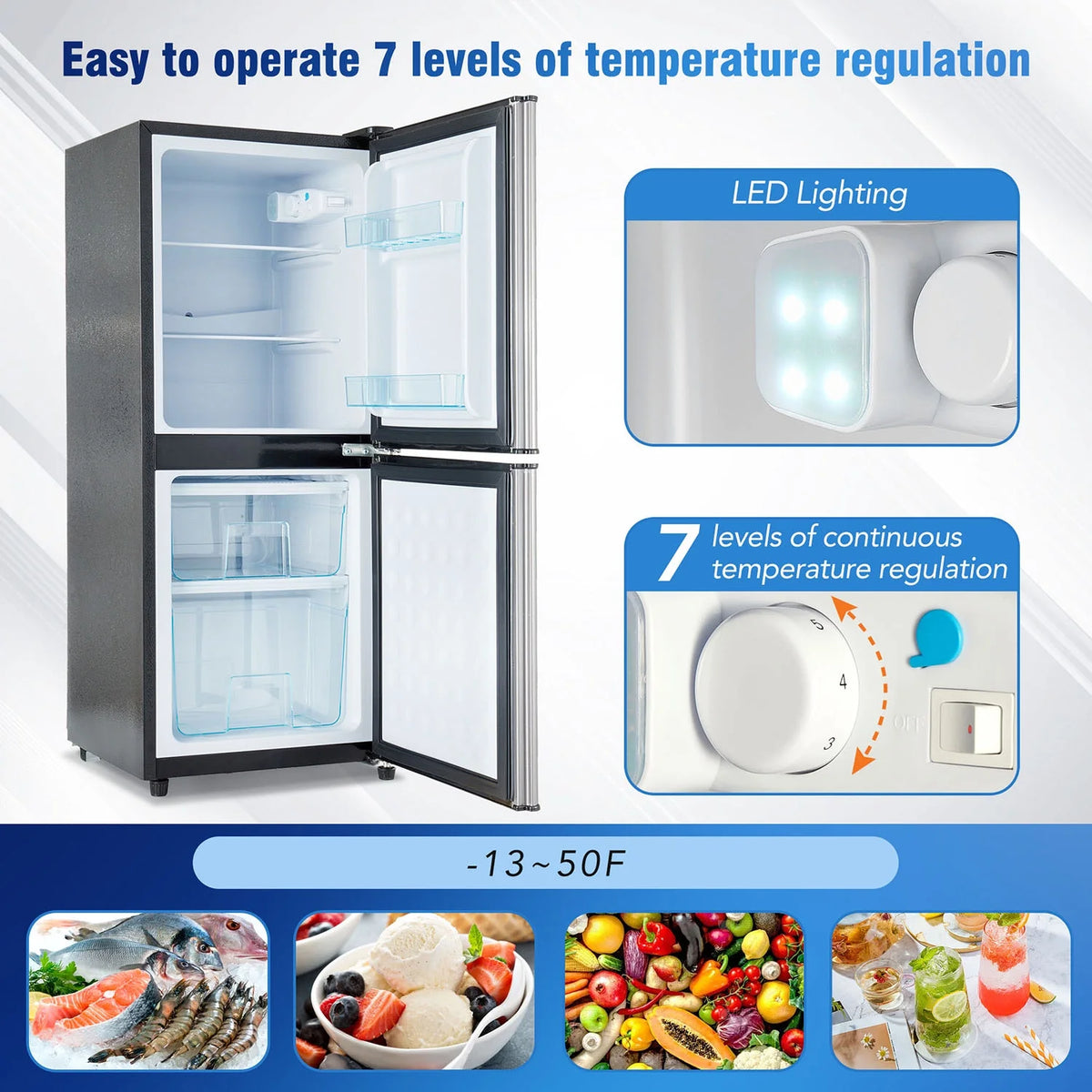 3.6Cu.Ft Dual Zone Refrigerator O810039
