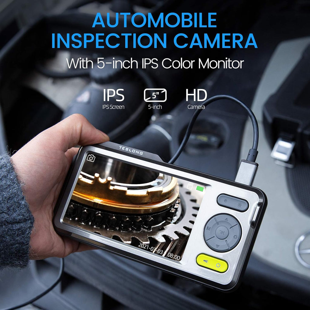 1080P Waterproof Dual Lens Inspection Camera with 5 Monitor V6778