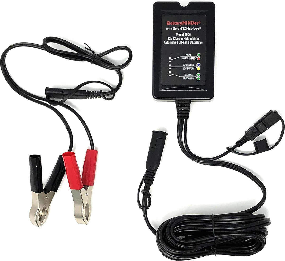 12 Volt 1.5 Amp Battery Charger Maintenance Charger Desulfator A61216