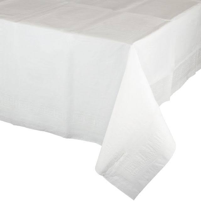 White Tissue Poly Tablecover 54 x 108 Case of 24 R30073