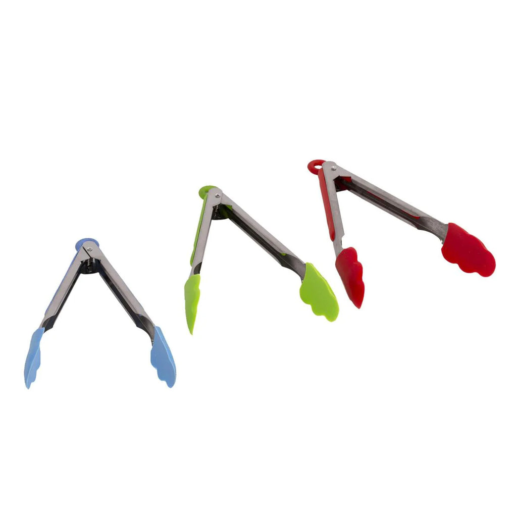 9'' Silicone Tongs with Pull Lock W238