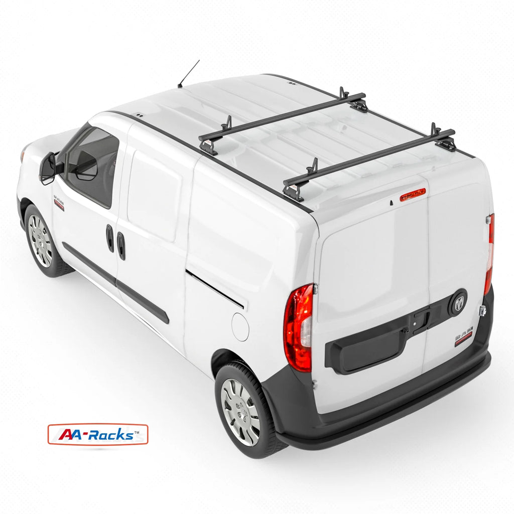 Black Aluminum 2 Bar Van Roof Rack System Y61076