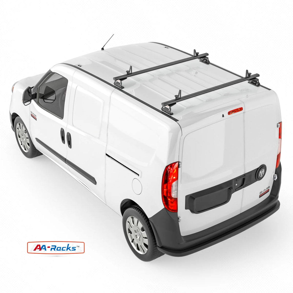 Black Aluminum 2 Bar Van Roof Rack System Y61076