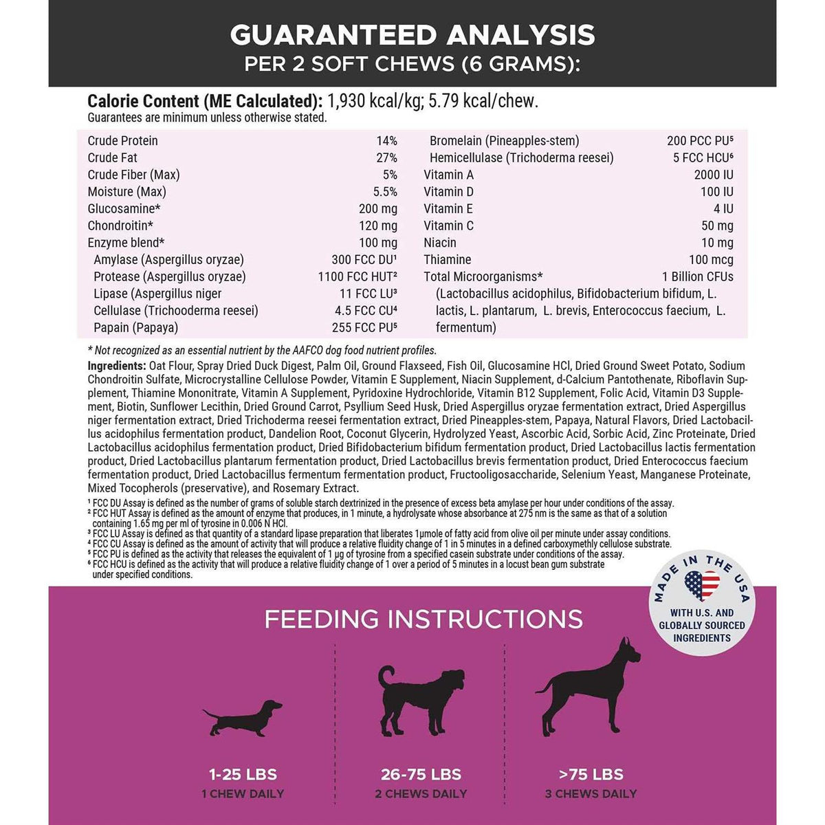 10 in 1 Multivitamin Glucosamine Soft Chews I561