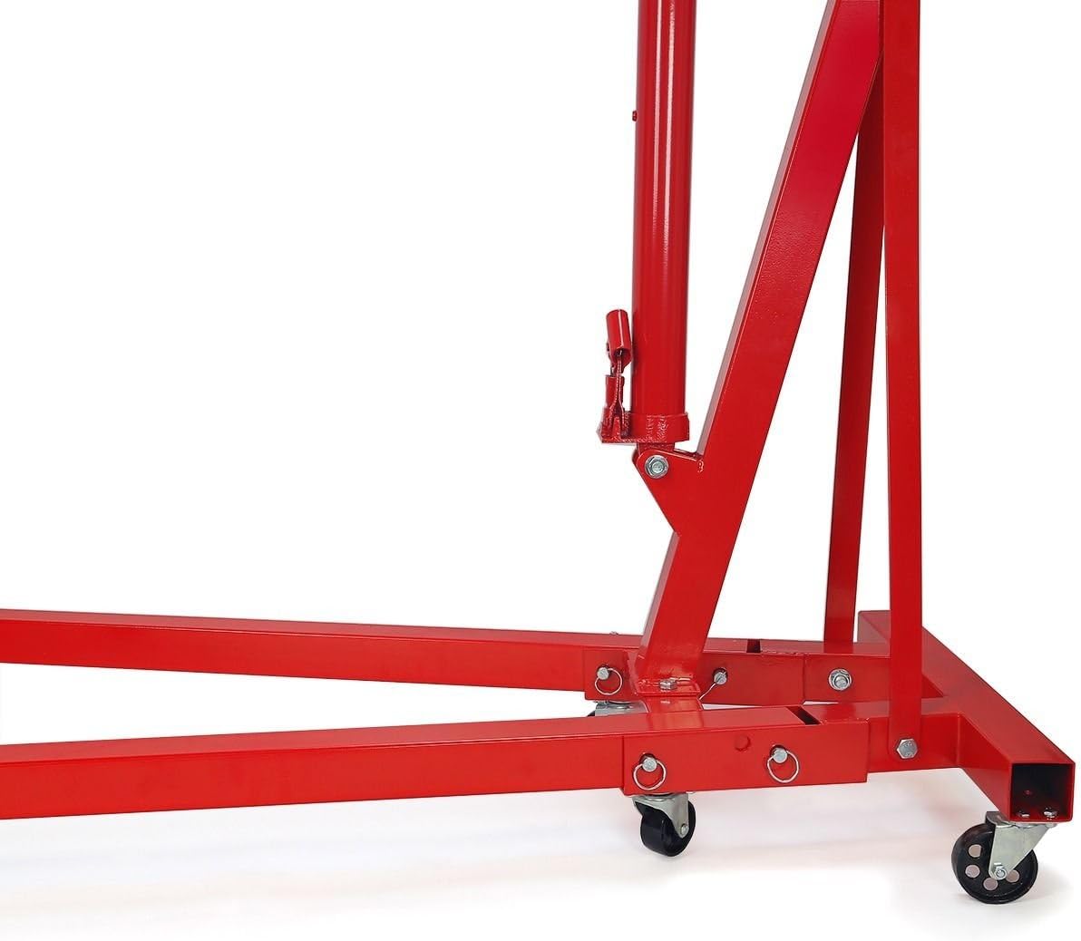 Red 2 Ton Folding Engine Hoist Stand A557