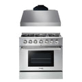 36 Gas Range and Range Hood A778579