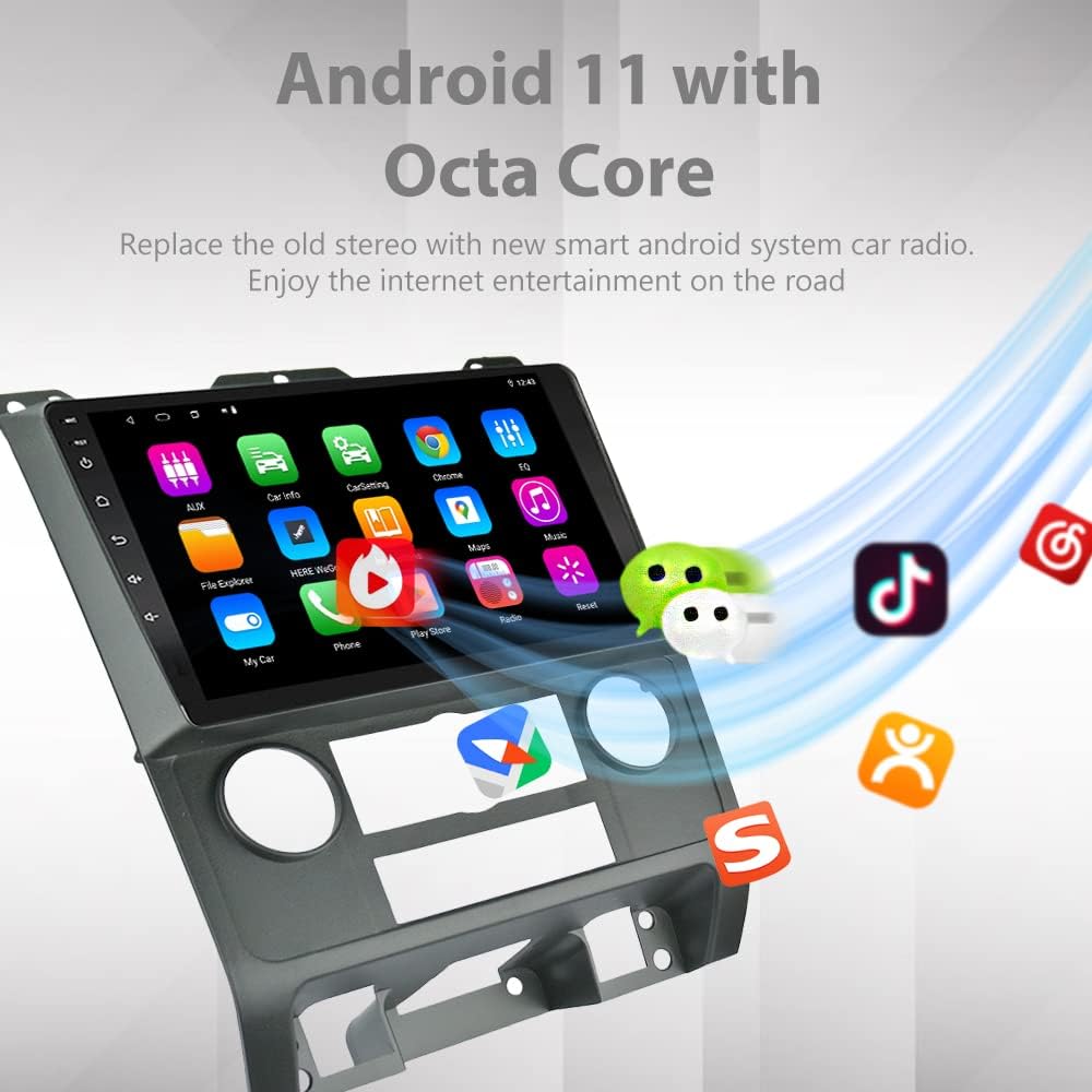 9 inch Android 11 Touch Screen Car Radio Head Unit for Ford Escape 2008-2012 Z273