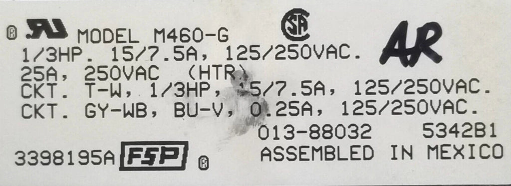 Kenmore Dryer Timer M235482