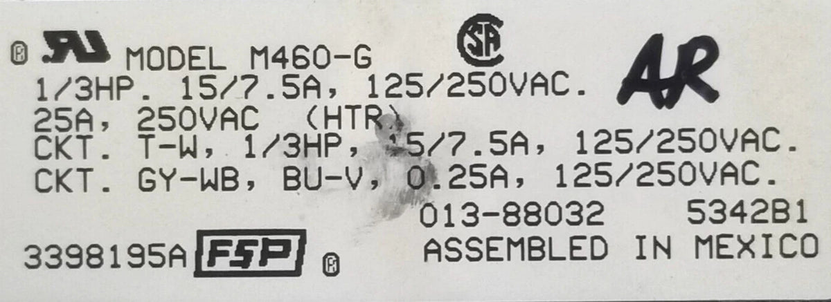 Kenmore Dryer Timer M235482