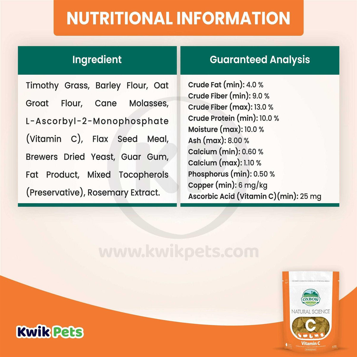 Vitamin C Supplement F81692