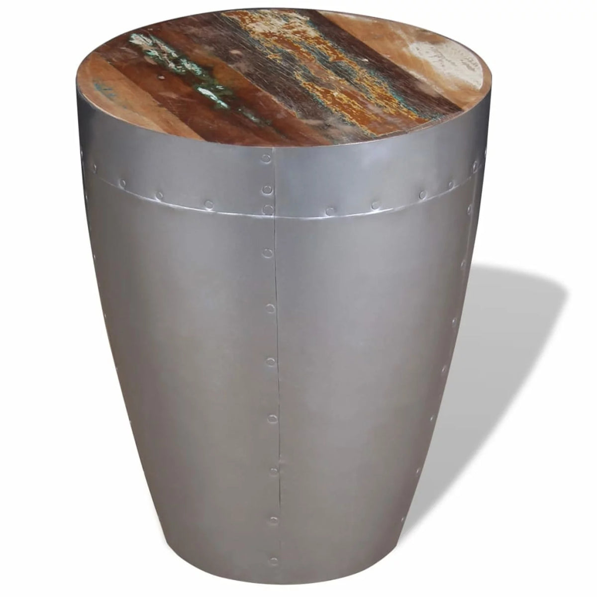 Aviator Stool Solid Reclaimed Wood E86157
