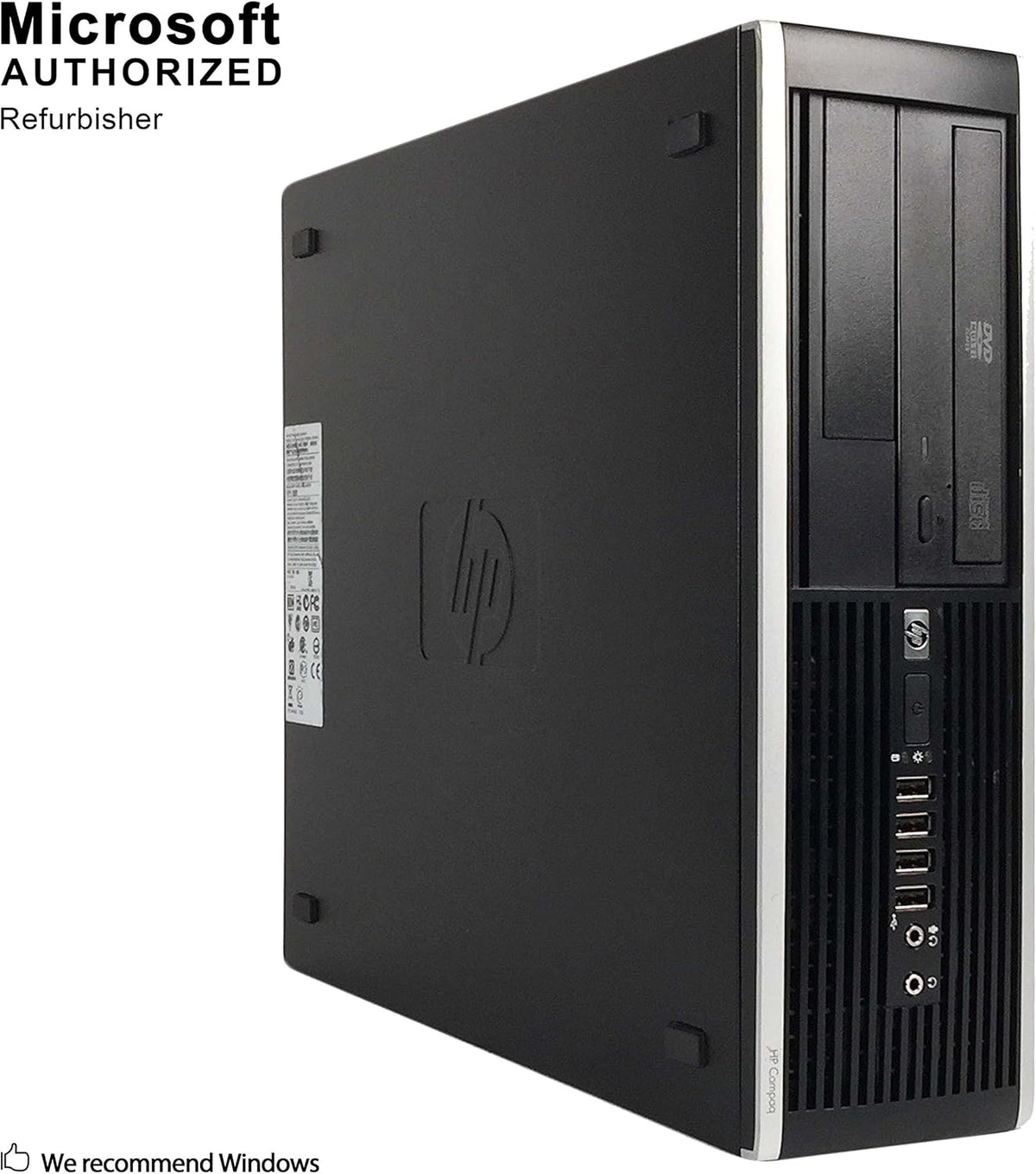 HP Compaq Pro 6300 SFF Desktop Computer, Intel Core I3-3220 3.3GHz, 16GB DDR3, 2TB HDD, DVD, WIFI, HDMI, VGA, Display Port, Bluetooth 4.0, Windows 10 Professional 64 Bit F8968