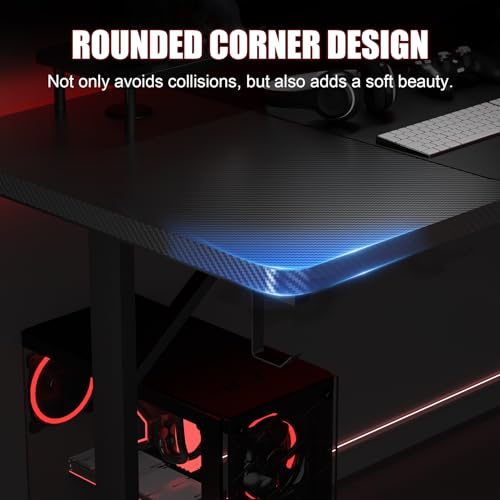 55 Inch Gaming Desk with LED Lights X9900