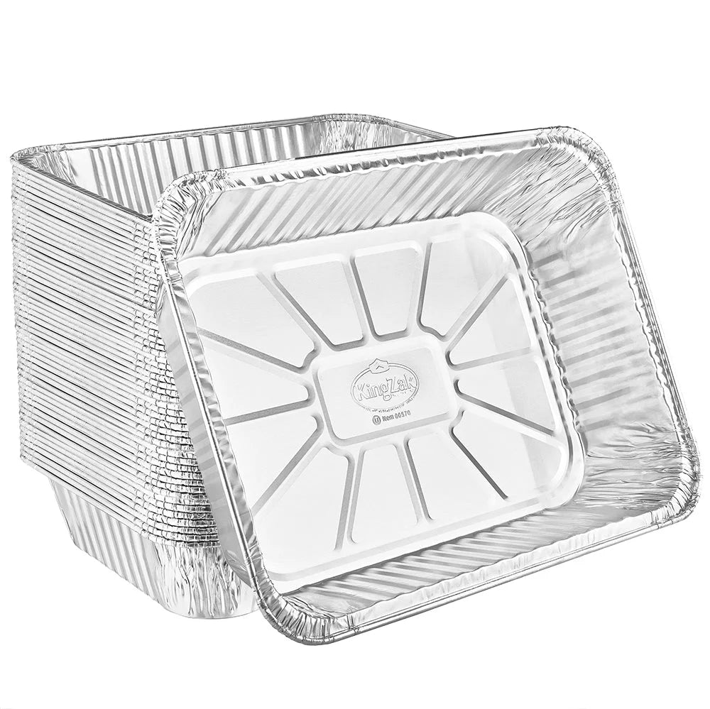 Disposable Heavy Duty Aluminum Lasagna Baking Pan QTY 100 I526