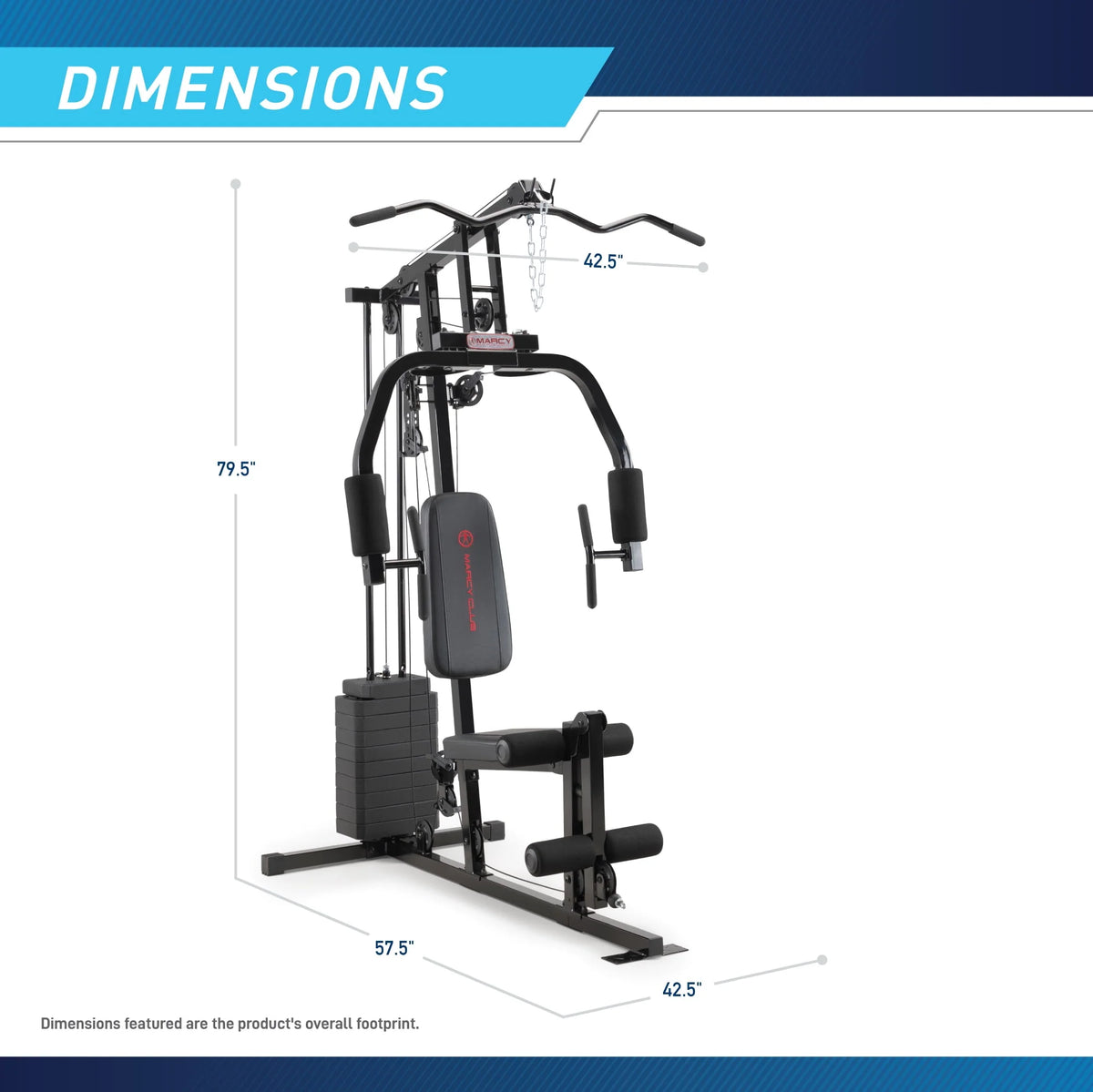100 lbs Stack Home Gym I184