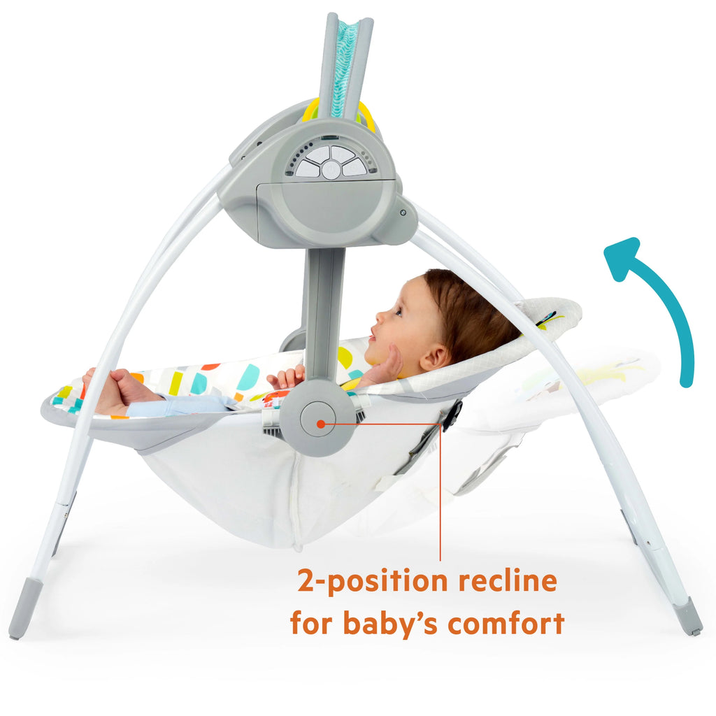 Portable Compact Baby Swing with Toys F691