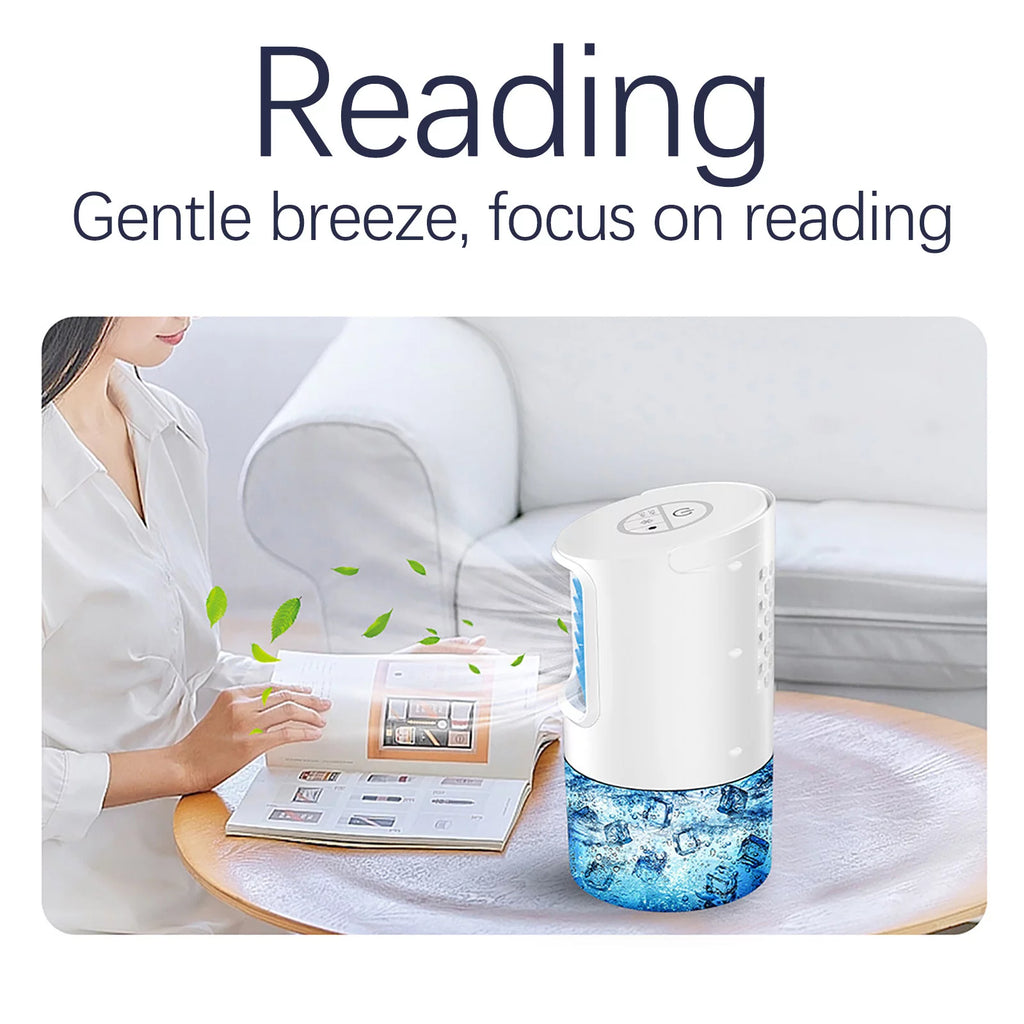 Portable Mini USB Air Conditioner with Night Light Y296