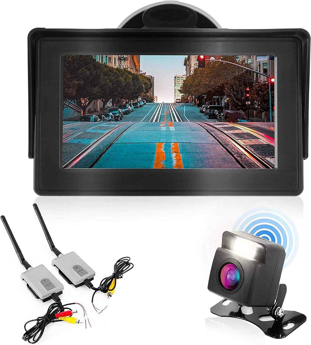 4.3" Wireless Waterproof Rear View Camera with Night Vision W260941