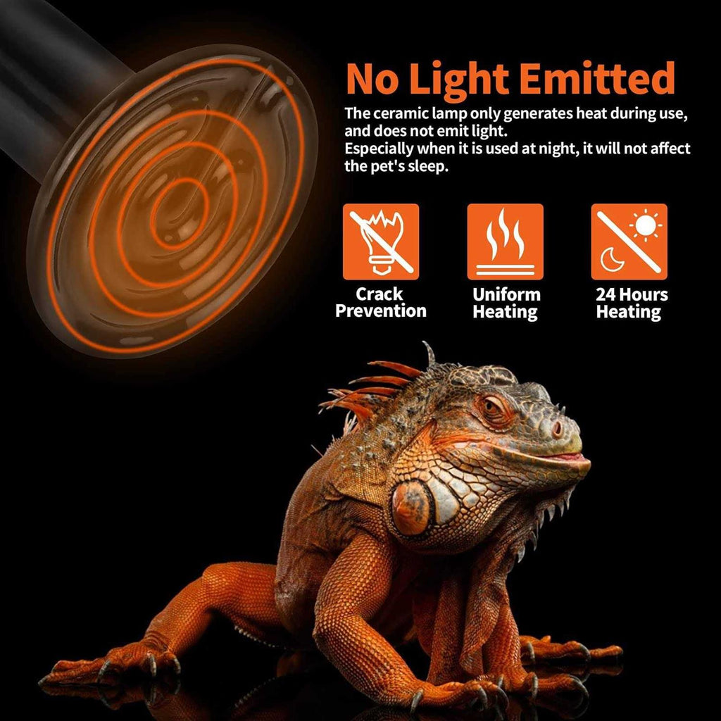 Ceramic Heat Emitter Reptile Heat Bulbs B386549