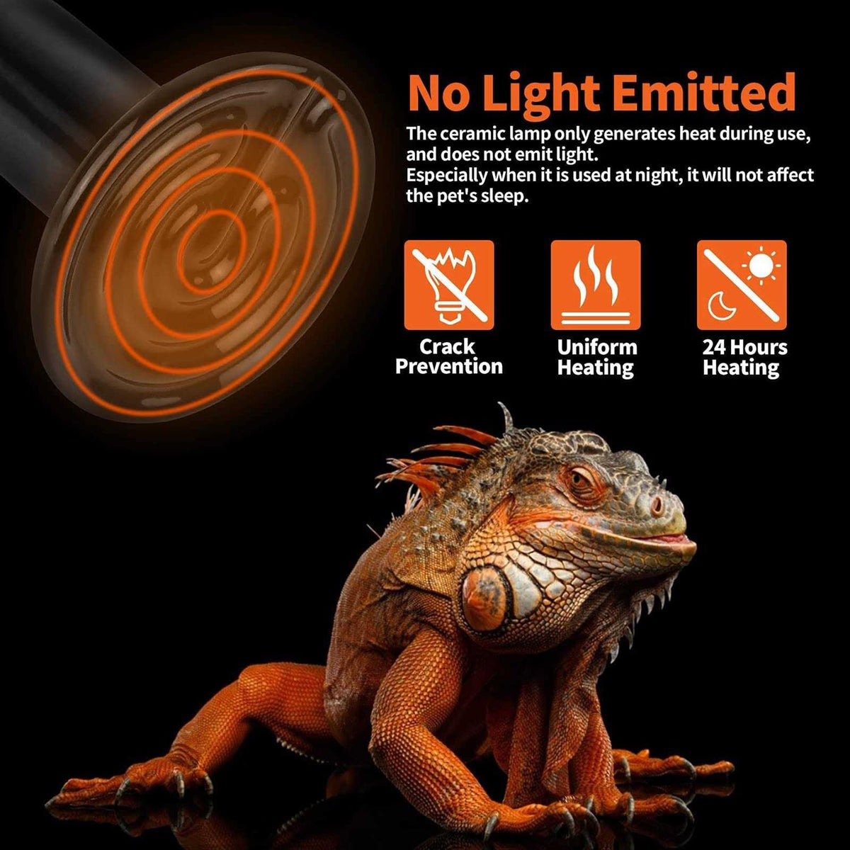 Ceramic Heat Emitter Reptile Heat Bulbs B386549
