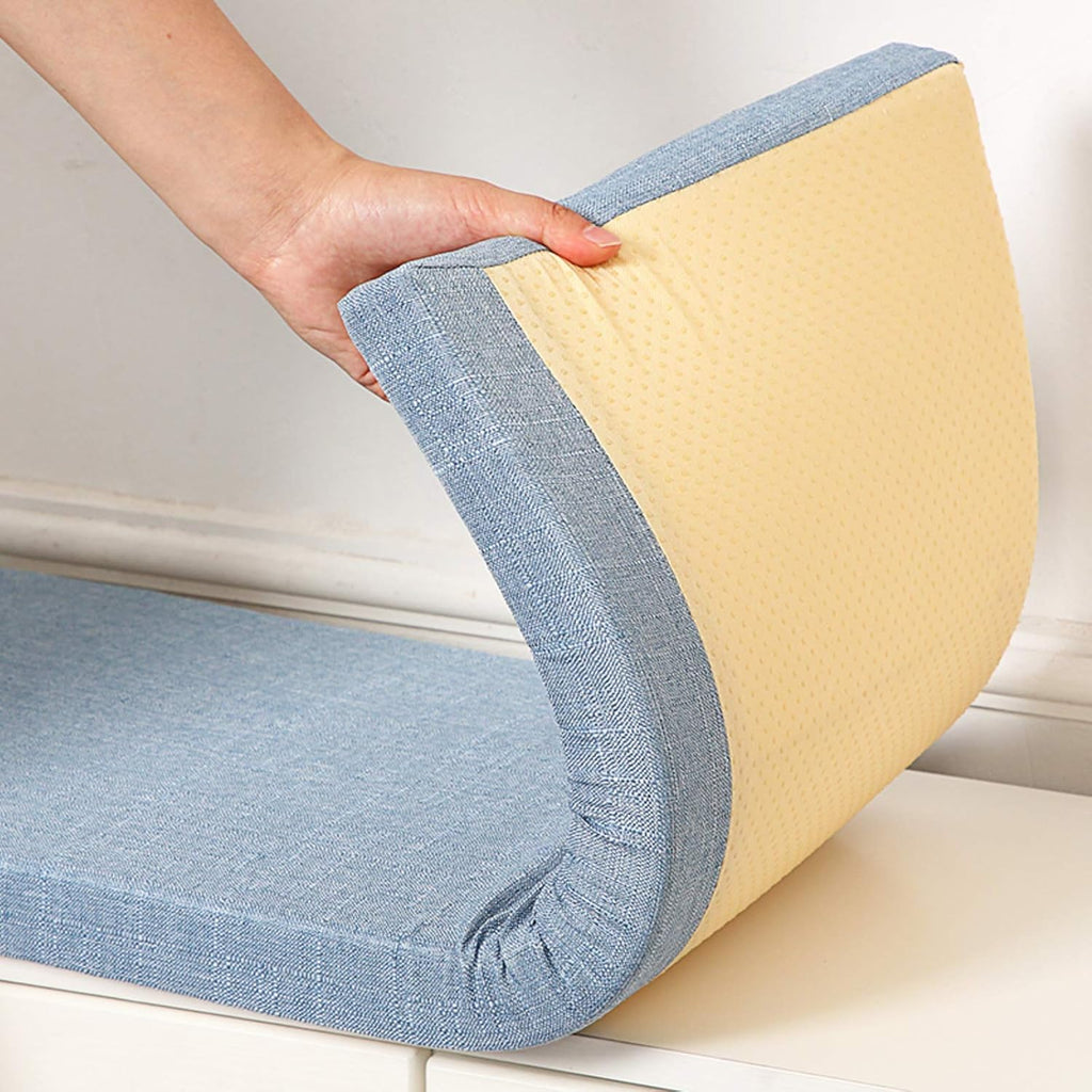 Non-Slip Tufted Padded Foam Rectangle Bench Cushion O866