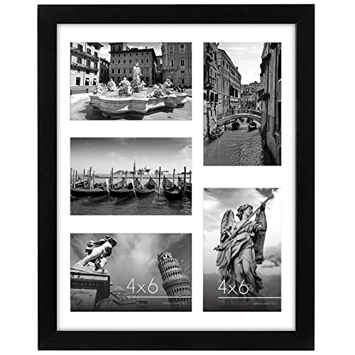11x14 Collage Picture Frame with Shatter-Resistant Glass - Black R1360