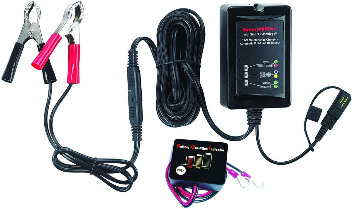 12 Volt 1.5 Amp Battery Charger Maintenance Charger Desulfator A61216