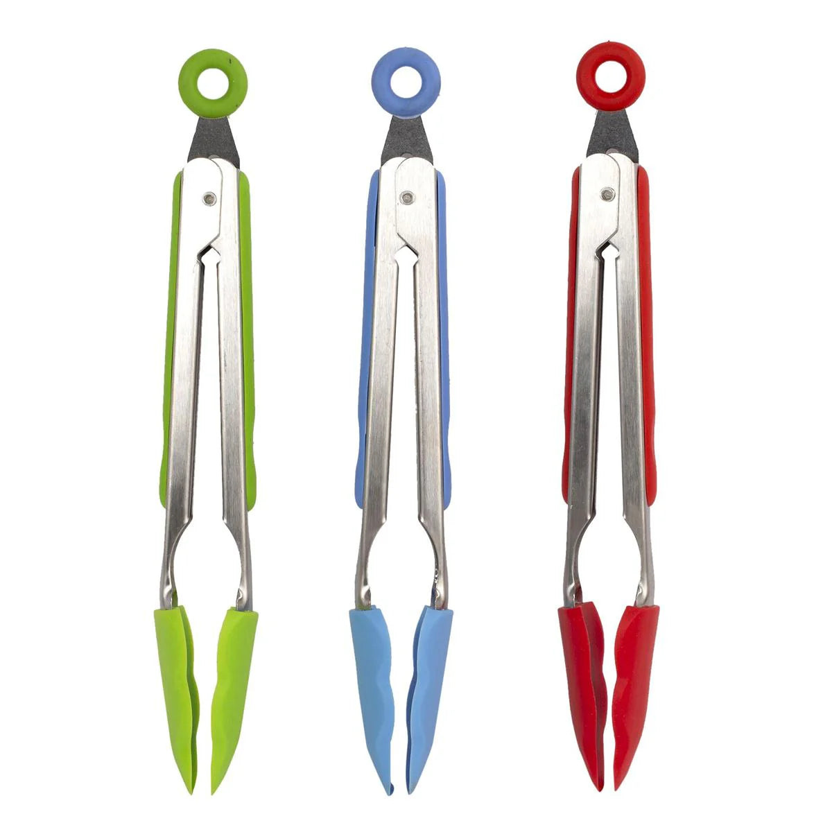 9'' Silicone Tongs with Pull Lock W238