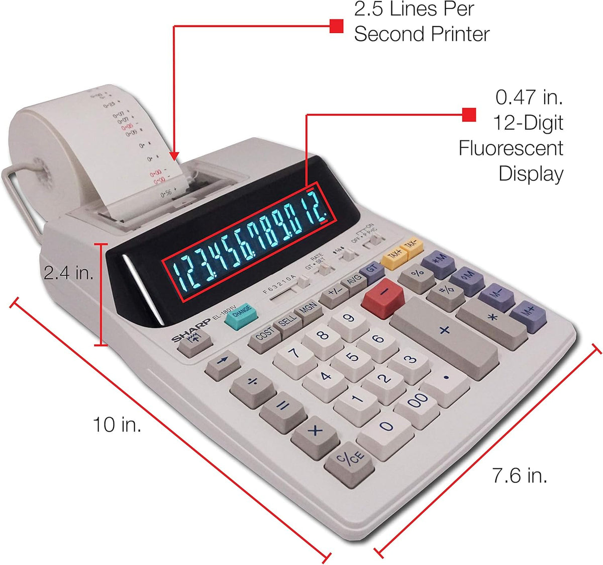 Two-Color Printing Calculator C755