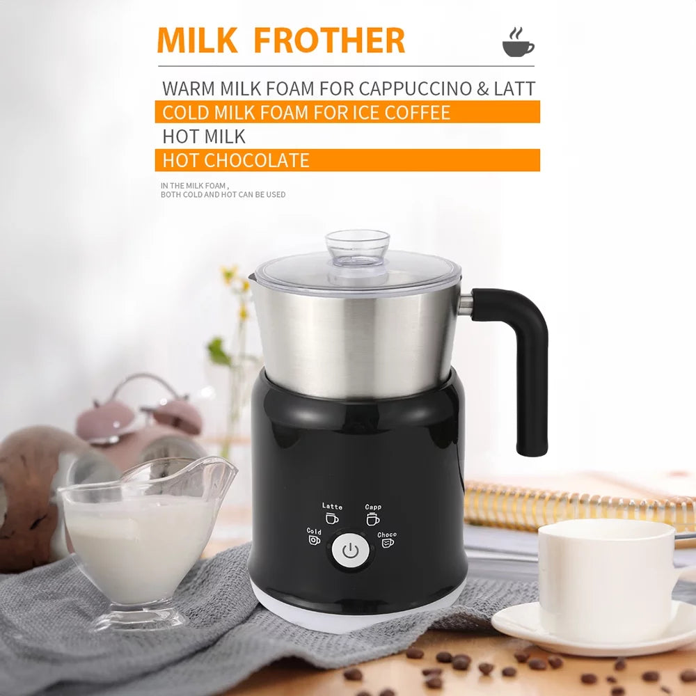 Detachable Electric Milk Frother and Steamer 700ml 600W 5 in 1 I9258