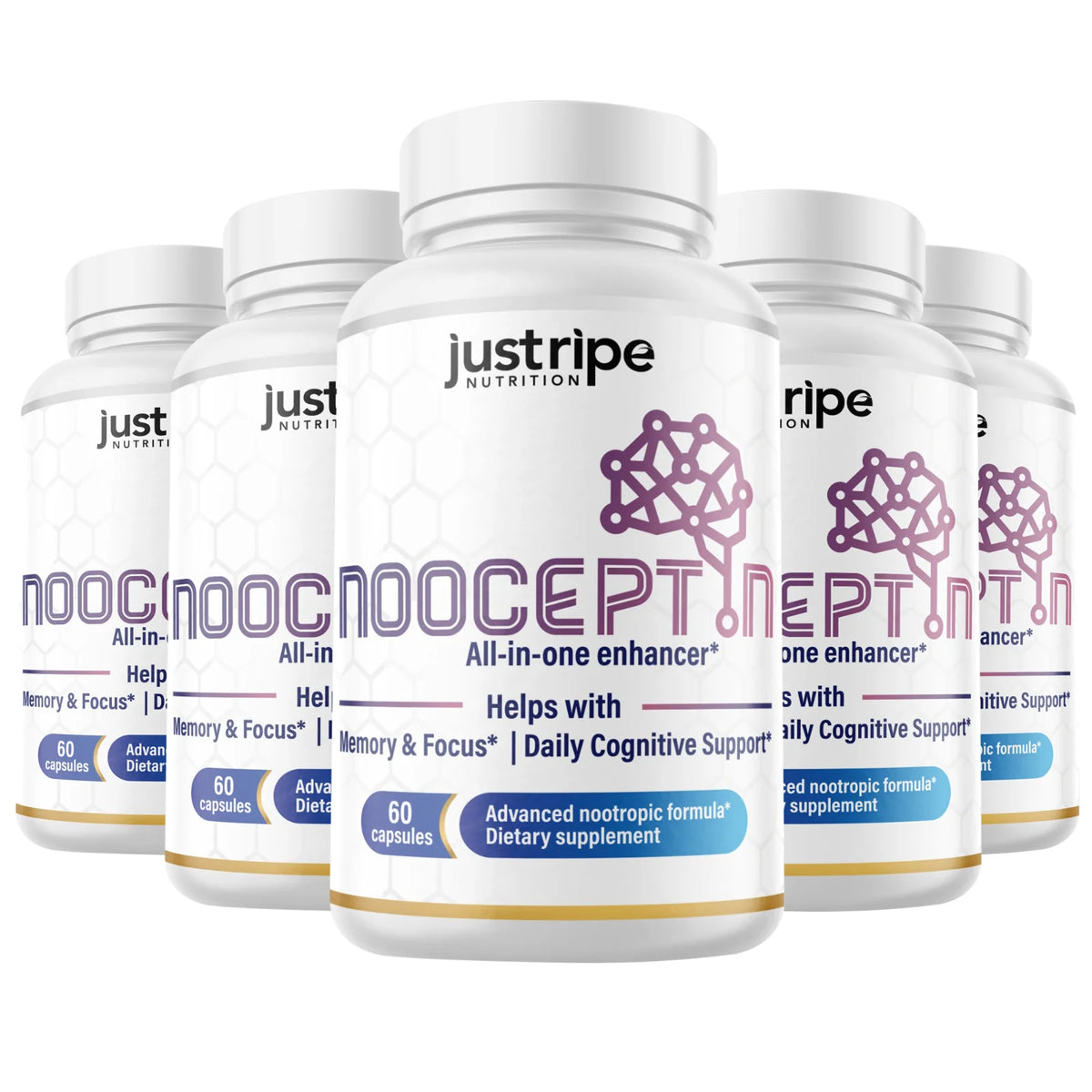 5 Pack Cognitive Enhancer Capsules Q1099