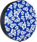 Blue Hawaiian Print Rigid Tire Cover P880