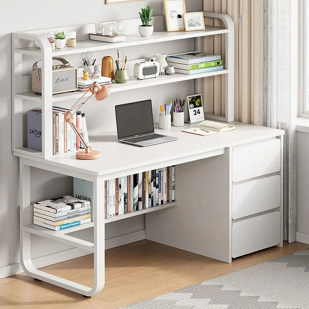Office Desk Computer Desk Bookshelf R206