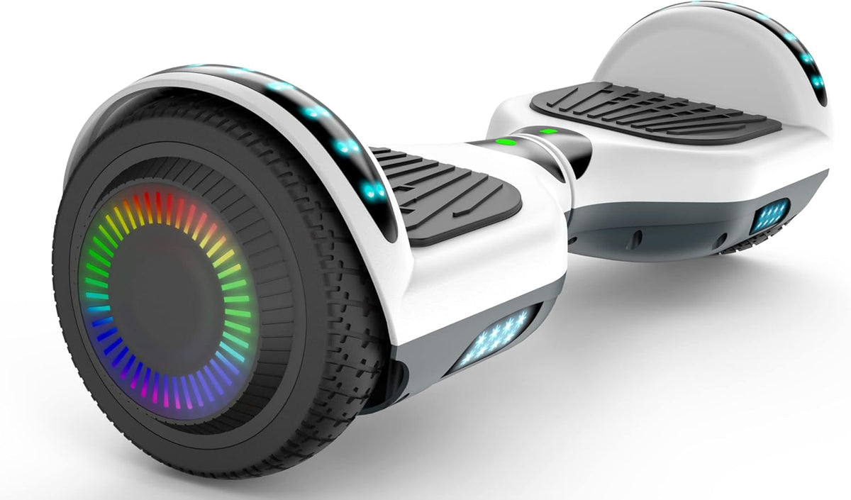 6.5" Two-Wheel Self-Balancing Hoverboard with Bluetooth Speakers and LED Lights T30001
