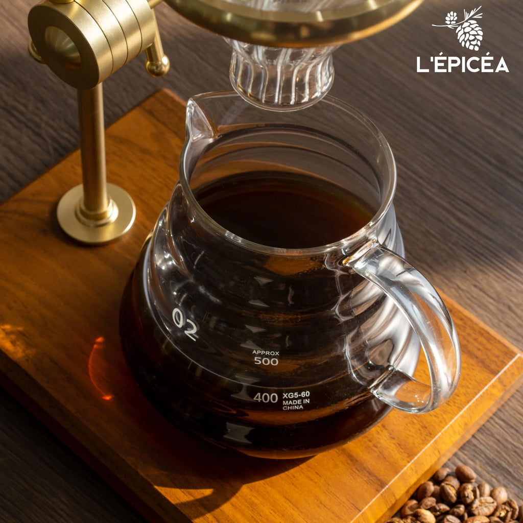 Pour over Coffee Maker Set Stainless Steel Glass Coffee Dripper B267