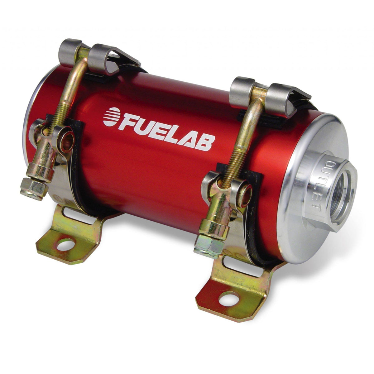 Red Reduced Size EFI In-Line Fuel Pump L9490