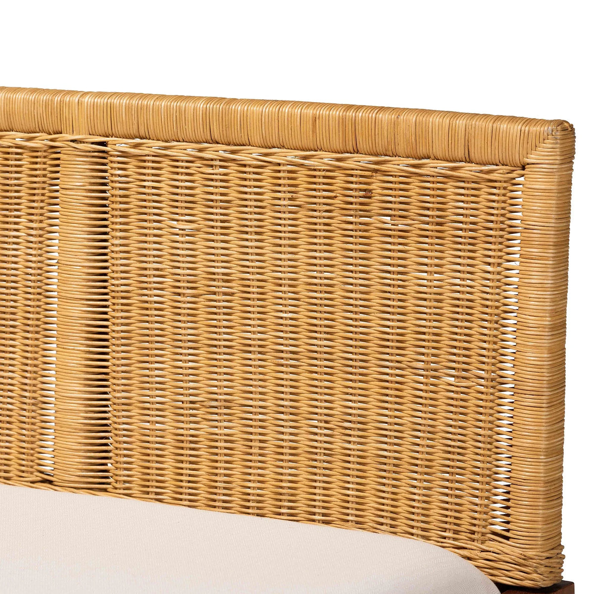 2-Piece Brown Boho Dining Banquette Set Q1026