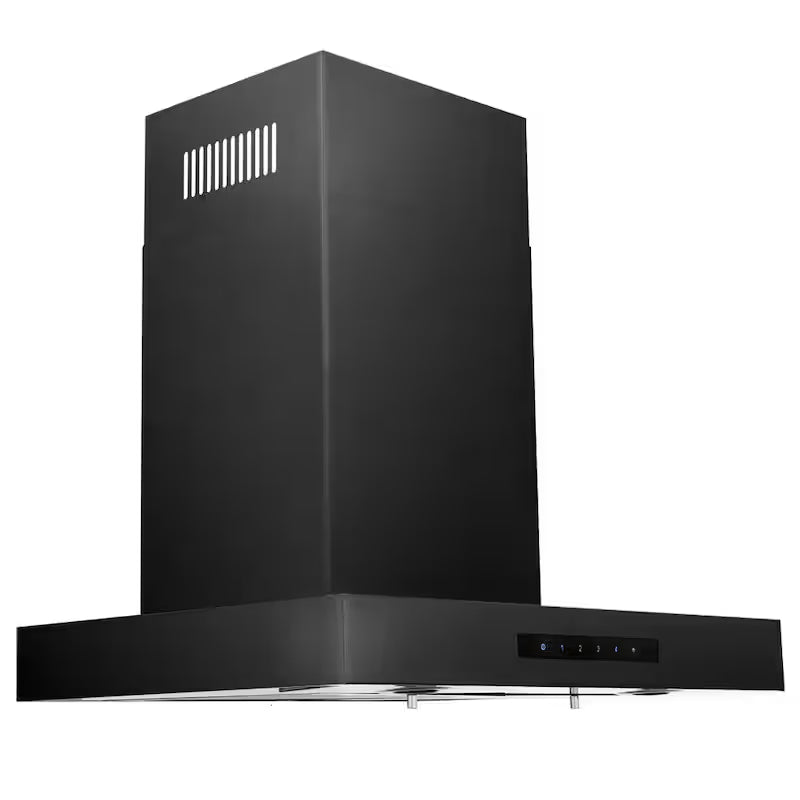 Black Stainless Steel Wall Mount Range Hood T17675