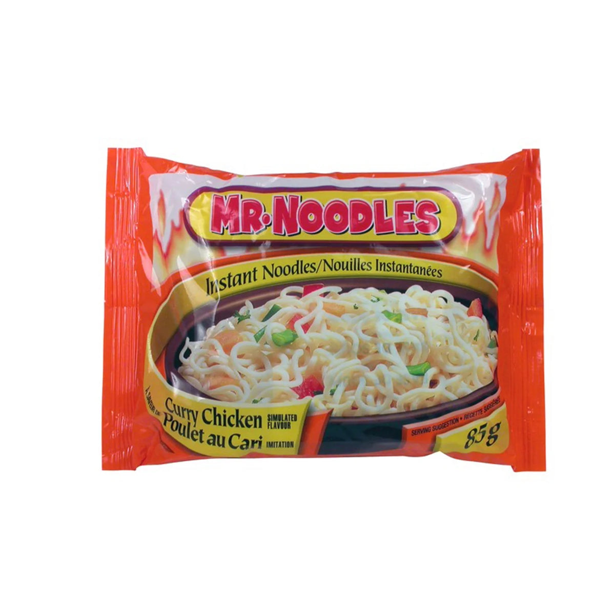 Curry Chicken Flat Noodles 85g Pack of 6 A4752