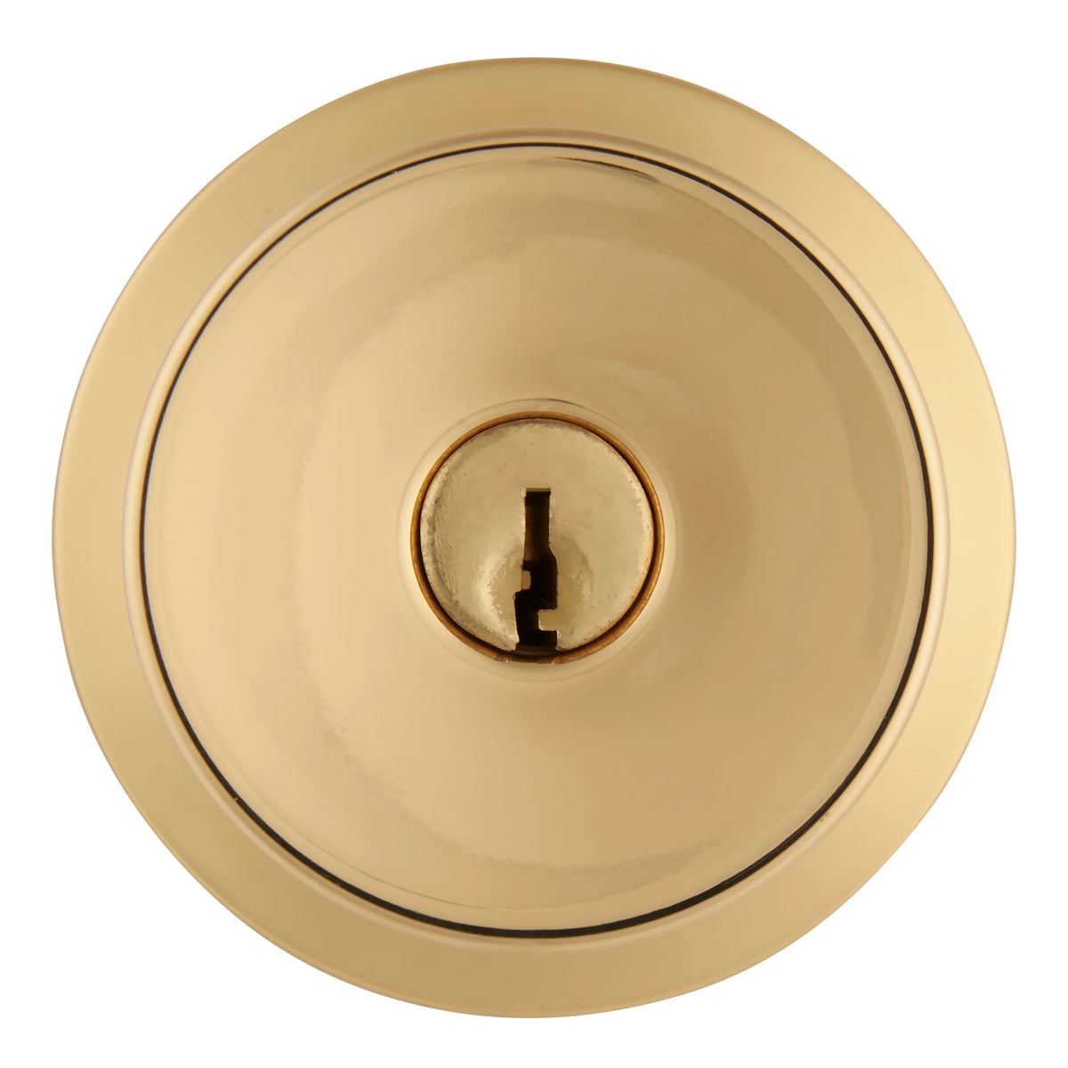 Keyed Entry Doorknob Polished Brass Twin Pack A436020