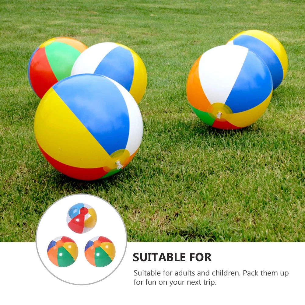 3Pcs Inflatable Beach Ball Pool Water Toy C77272