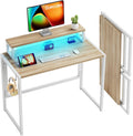 31.5 inch Folding Desk with Led Lights G362