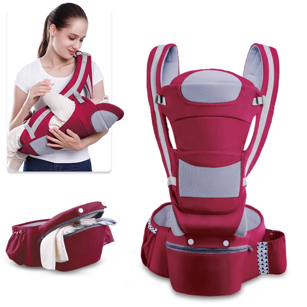 6 in 1 Convertible Baby Carrier with Hip Seat X798424
