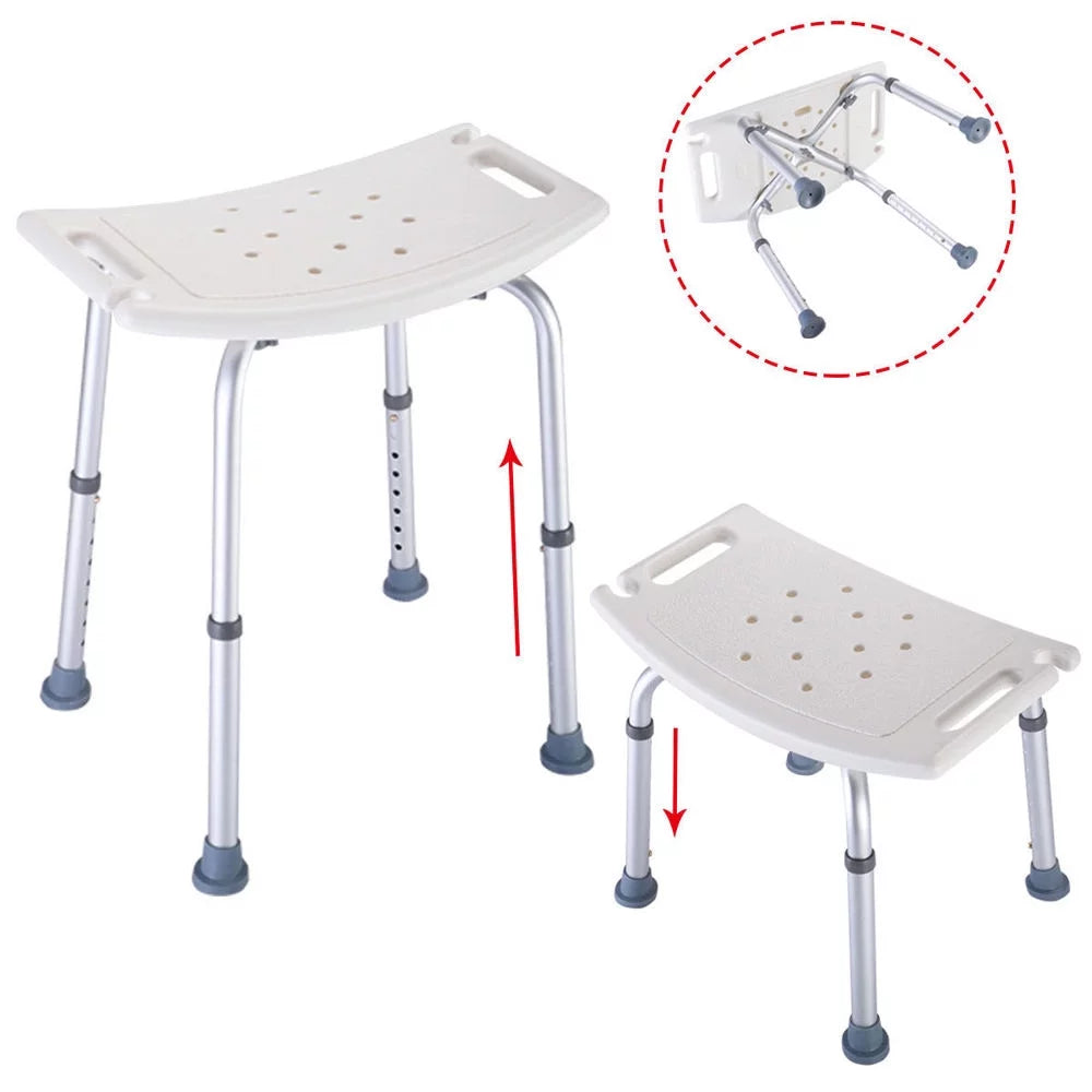 Adjustable Bath Shower Seat Chair Bench Stool R1082