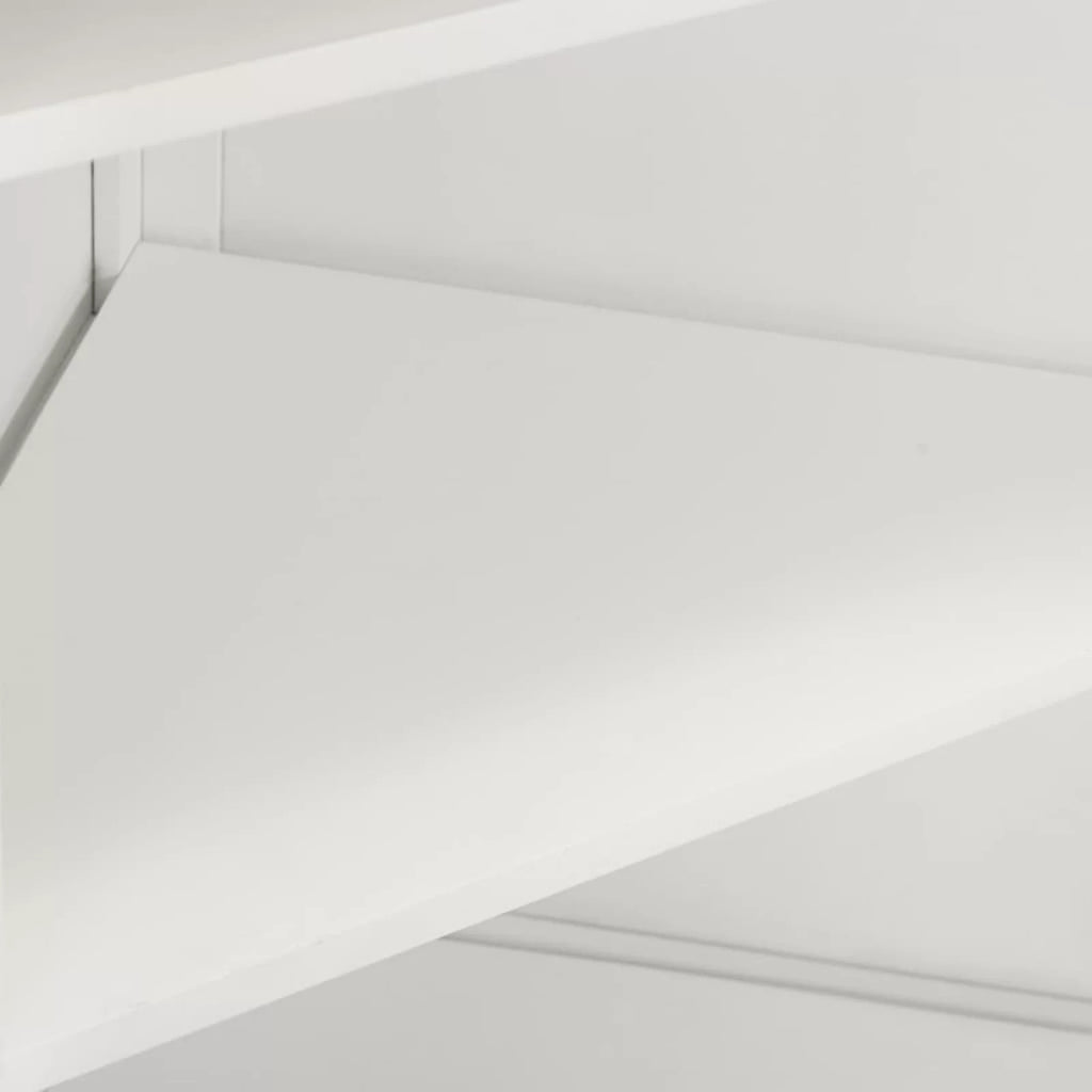 Oak Wood Corner Cabinet with Storage Shelves S24408
