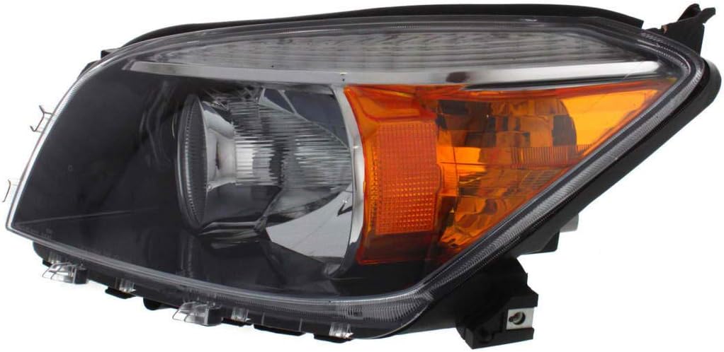 Passenger Side Black Bezel Headlight Assembly C91757