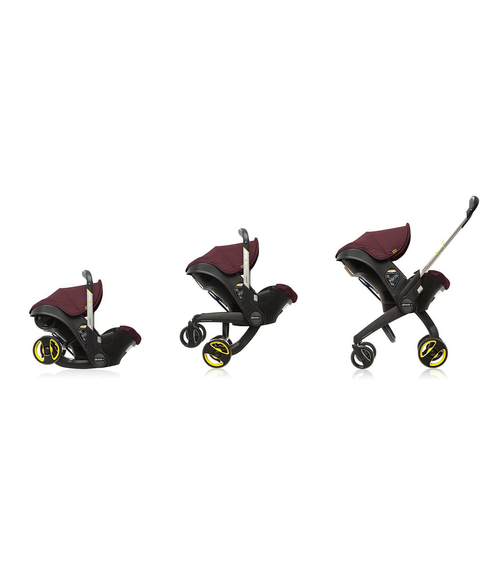Burgundy Infant Car Seat Stroller with Base W6461