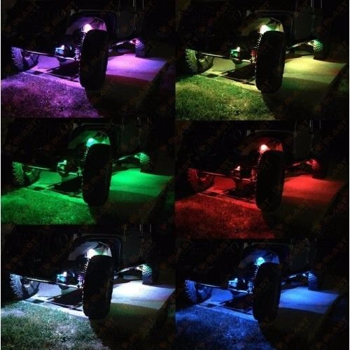 Blue 4 Pod LED Rock Lights Kit A242296