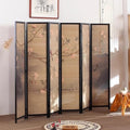 6 Panel Folding Room Divider, 175cm Tall P280404